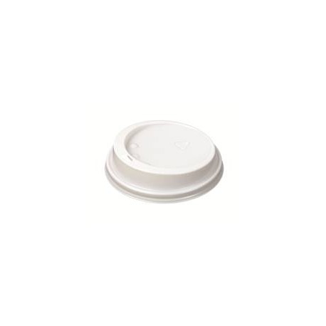White Lid for Hot Cups 16 & 20 oz 50 ct